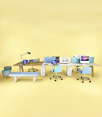 OFİSLERDE RENKLİ BAHAR