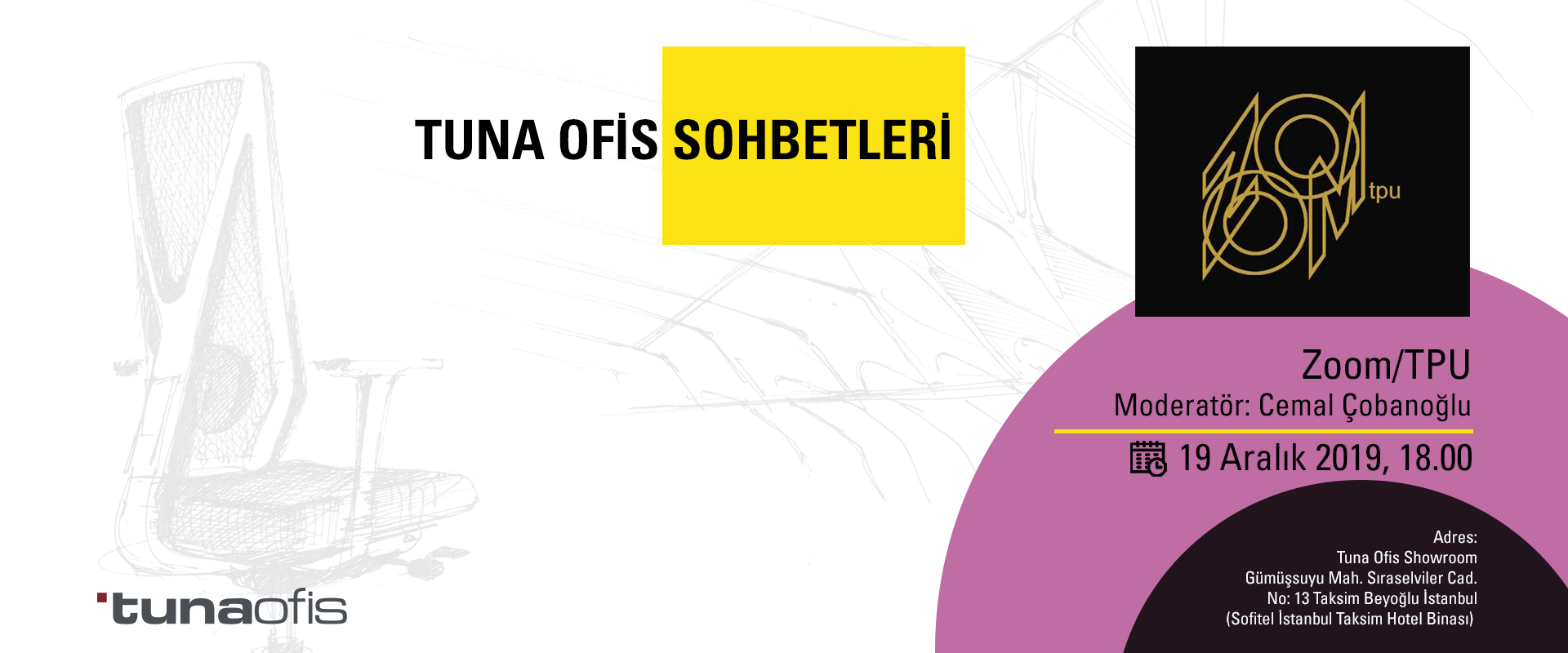 Tuna Ofis Sohbetleri: Zoom/Tpu